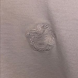 White Polo Versace Shirt